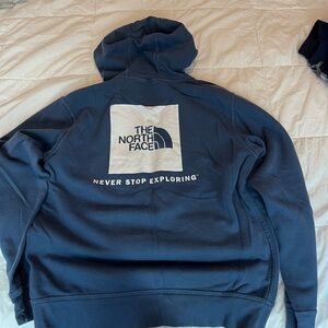 The North Face Men's Blue Hoodie